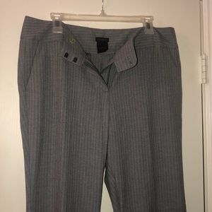 Ann Taylor Factory Signature Grey Suit Pants 12